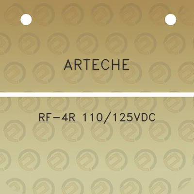 arteche-rf-4r-110125vdc