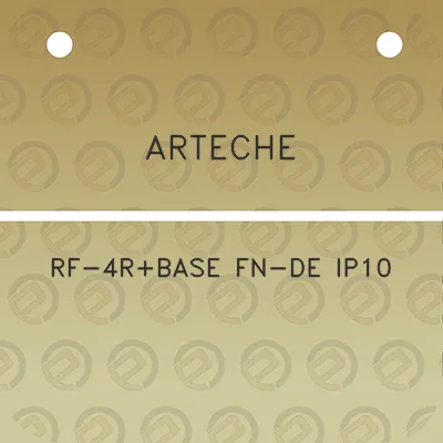 arteche-rf-4rbase-fn-de-ip10