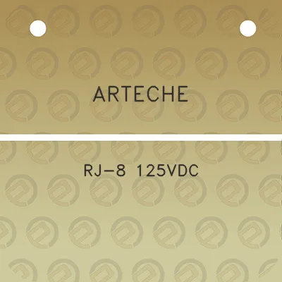 arteche-rj-8-125vdc