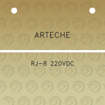 arteche-rj-8-220vdc