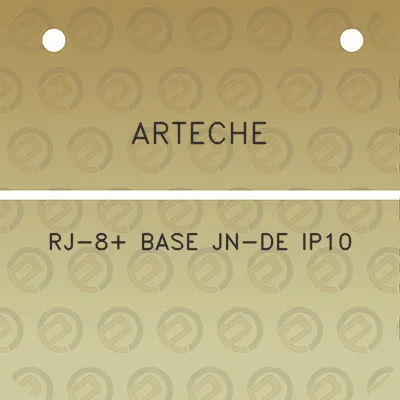 arteche-rj-8-base-jn-de-ip10