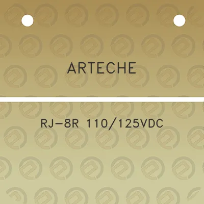 arteche-rj-8r-110125vdc