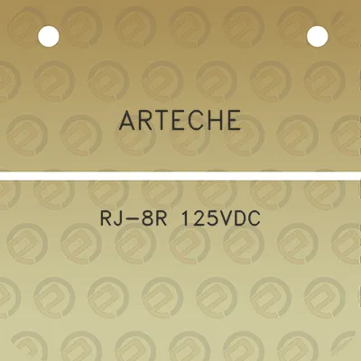 arteche-rj-8r-125vdc