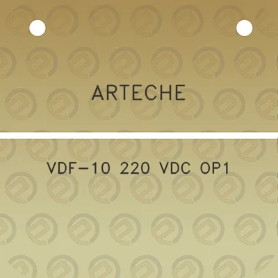 arteche-vdf-10-220-vdc-op1