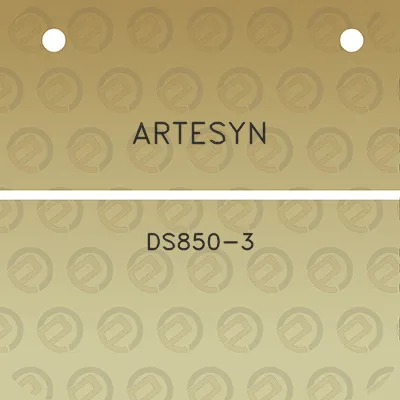 artesyn-ds850-3