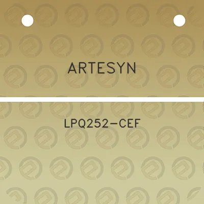 artesyn-lpq252-cef