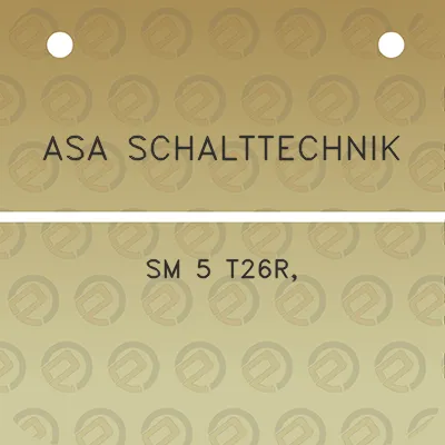 asa-schalttechnik-sm-5-t26r