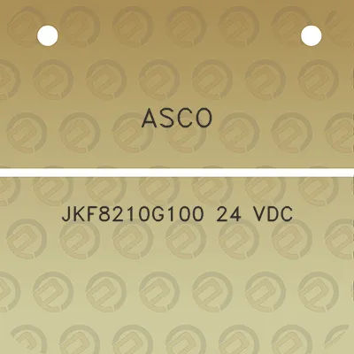 asco-jkf8210g100-24-vdc