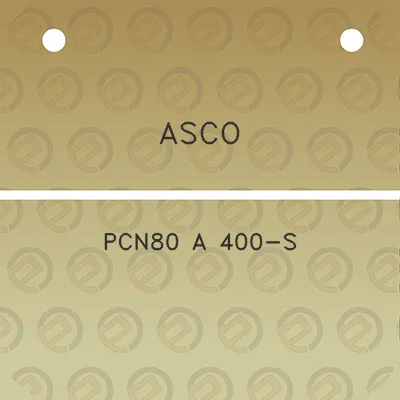 asco-pcn80-a-400-s