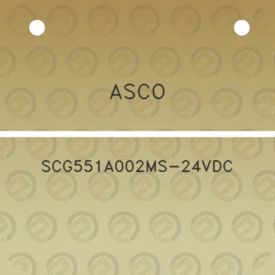 asco-scg551a002ms-24vdc