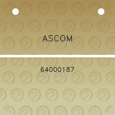 ascom-64000187