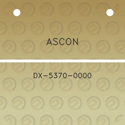 ascon-dx-5370-0000