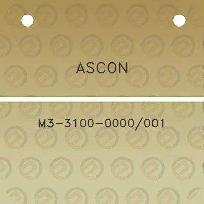 ascon-m3-3100-0000001