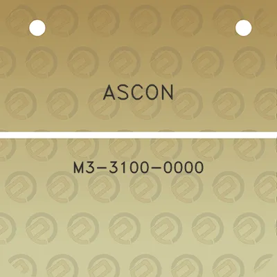 ascon-m3-3100-0000