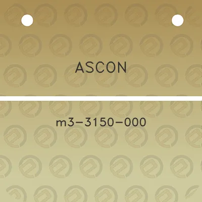 ascon-m3-3150-000