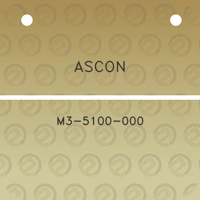 ascon-m3-5100-000