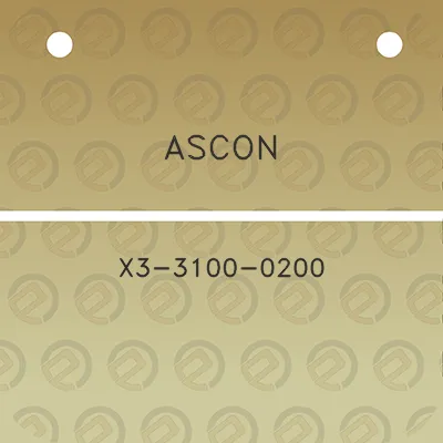 ascon-x3-3100-0200