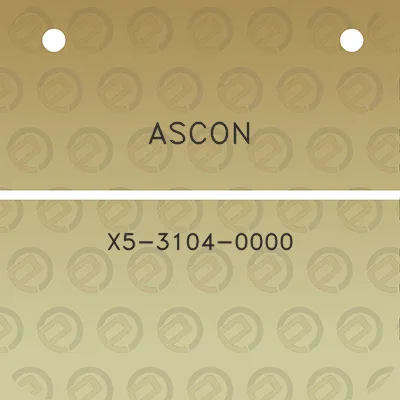 ascon-x5-3104-0000