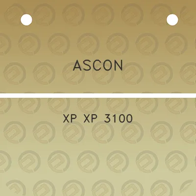 ascon-xp-xp-3100