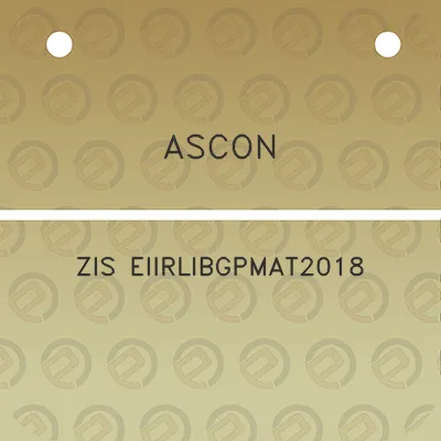 ascon-zis-eiirlibgpmat2018