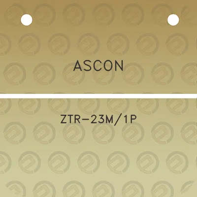 ascon-ztr-23m1p