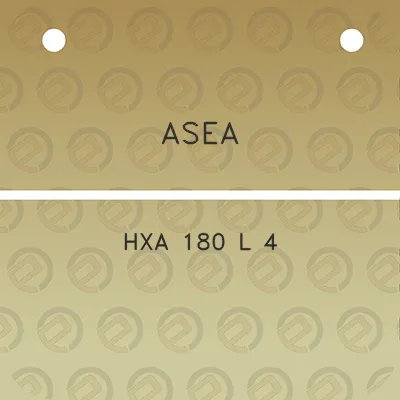 asea-hxa-180-l-4