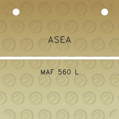 asea-maf-560-l