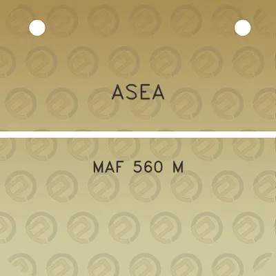 asea-maf-560-m