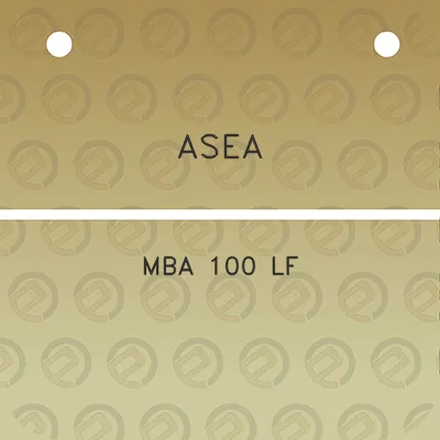 asea-mba-100-lf