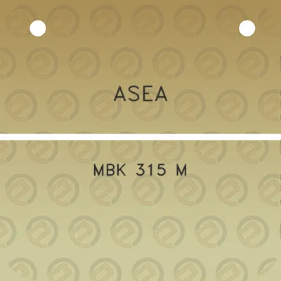 asea-mbk-315-m