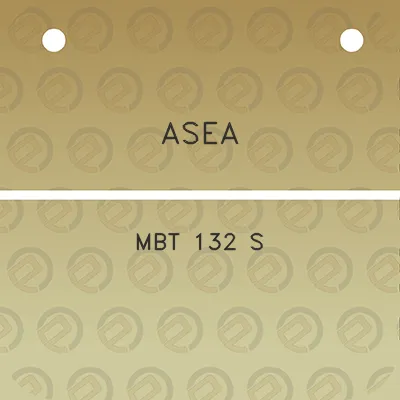 asea-mbt-132-s