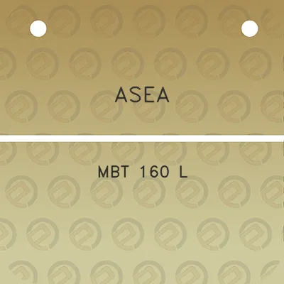 asea-mbt-160-l