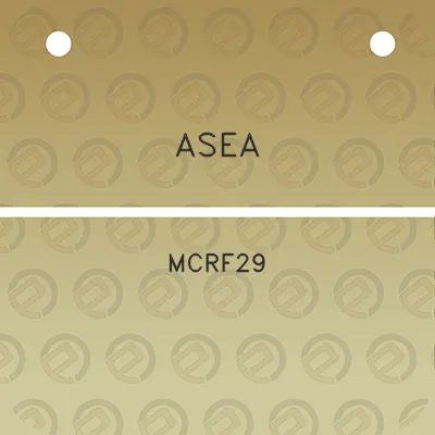 asea-mcrf29