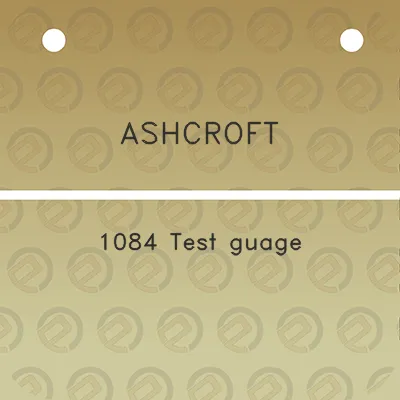 ashcroft-1084-test-guage