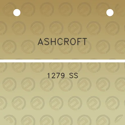 ashcroft-1279-ss