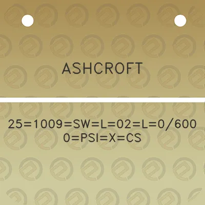 ashcroft-251009swl02l0600-0psixcs