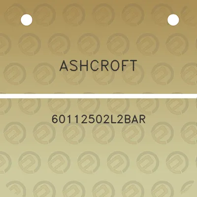 ashcroft-60112502l2bar