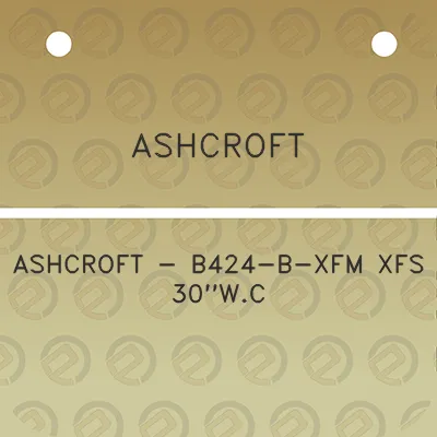 ashcroft-ashcroft-b424-b-xfm-xfs-30wc