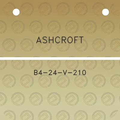 ashcroft-b4-24-v-210