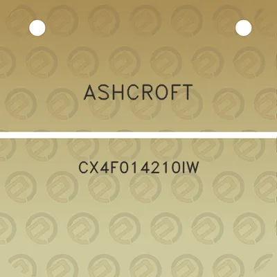 ashcroft-cx4f014210iw