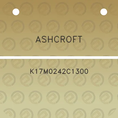 ashcroft-k17m0242c1300