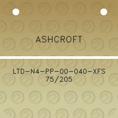 ashcroft-ltd-n4-pp-00-040-xfs-75205