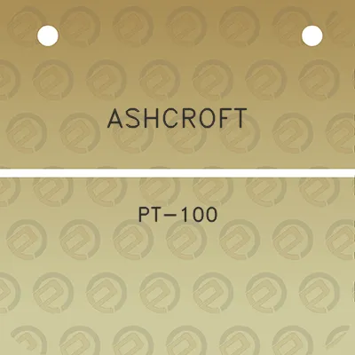 ashcroft-pt-100