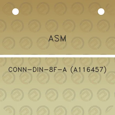 asm-conn-din-8f-a-a116457