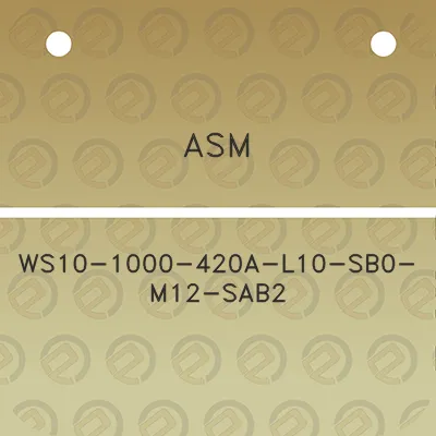 asm-ws10-1000-420a-l10-sb0-m12-sab2