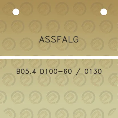 assfalg-b054-d100-60-0130