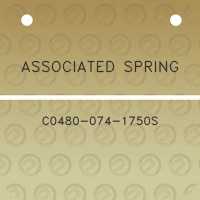 associated-spring-c0480-074-1750s