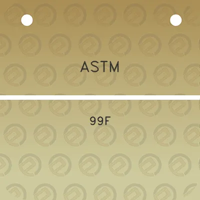 astm-99f