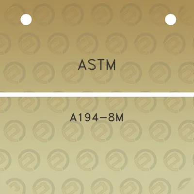 astm-a194-8m