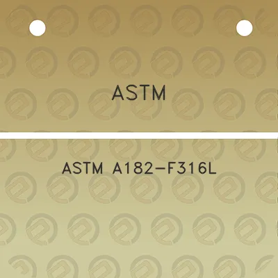 astm-astm-a182-f316l